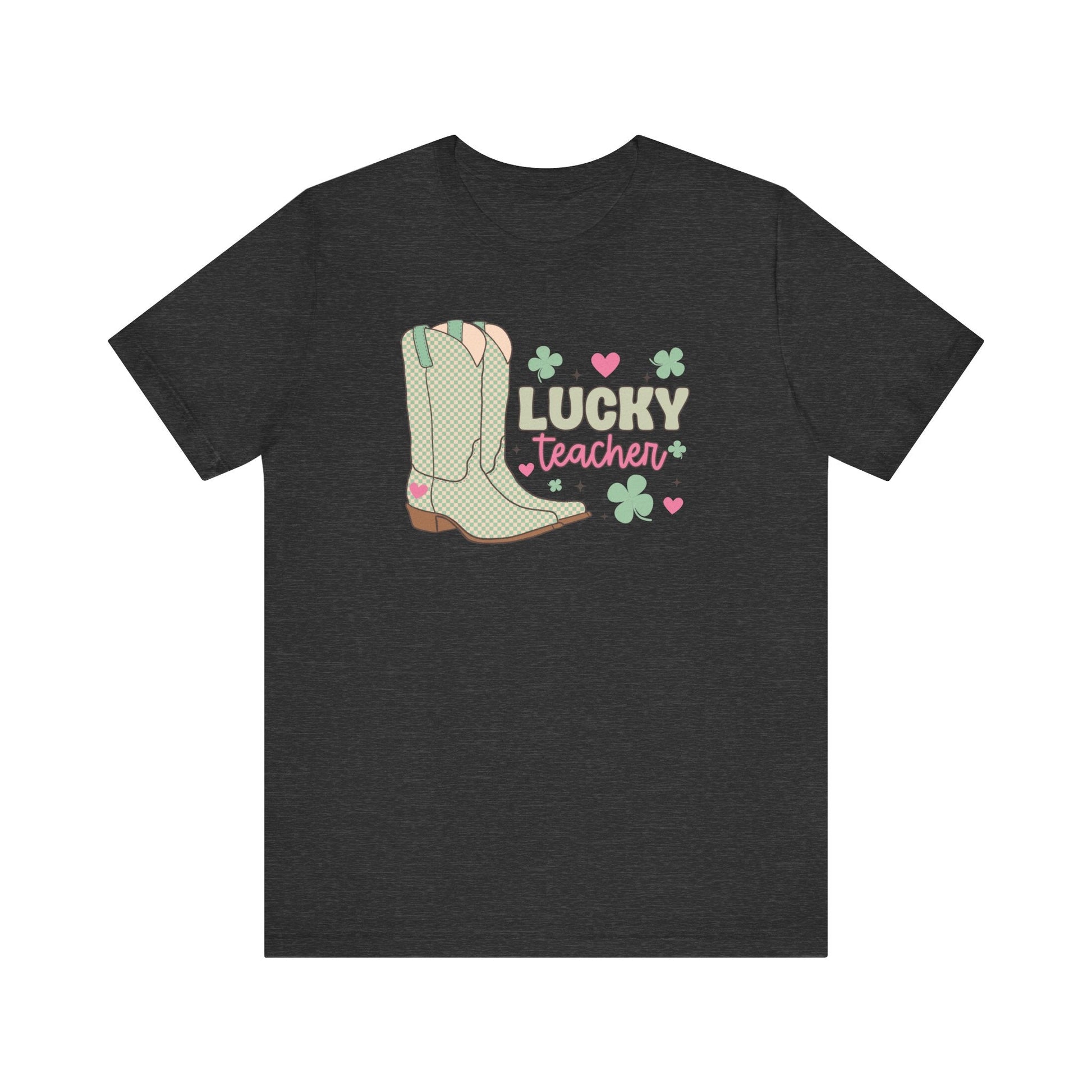 "Lucky Teacher Boots" Teacher T-shirt - Teacher Care Crate - T-Shirt
