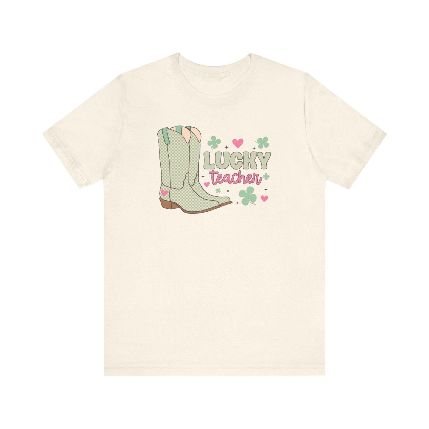 "Lucky Teacher Boots" Teacher T-shirt - Teacher Care Crate - T-Shirt