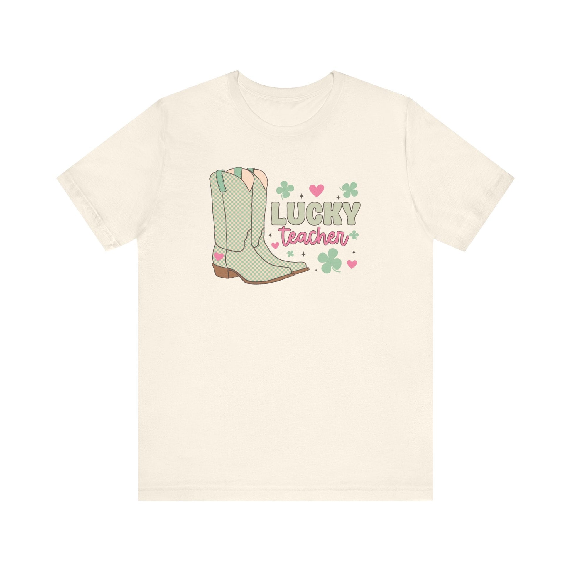 "Lucky Teacher Boots" Teacher T-shirt - Teacher Care Crate - T-Shirt