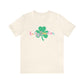 "Lucky Teacher" Shamrock St. Patrick's Day Teacher T-shirt - Teacher Care Crate - T-Shirt