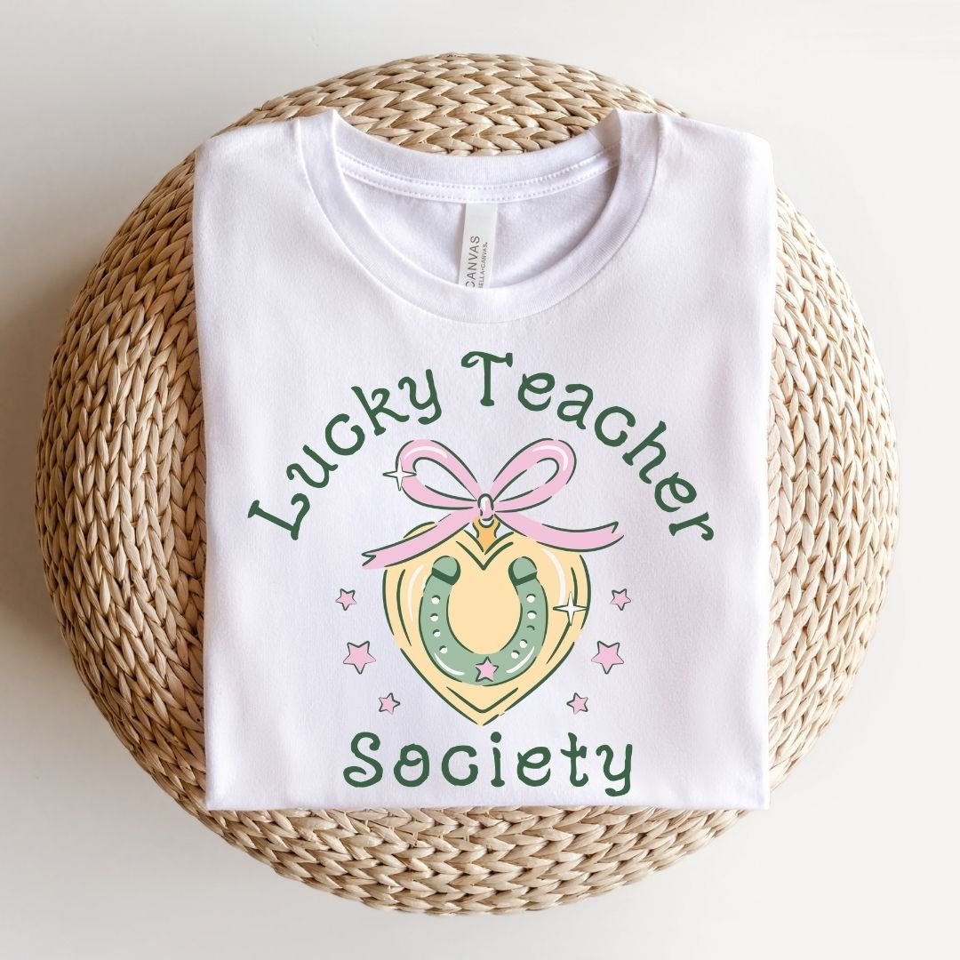 "Lucky Teacher Society" Teacher T-shirt - Teacher Care Crate - T-Shirt