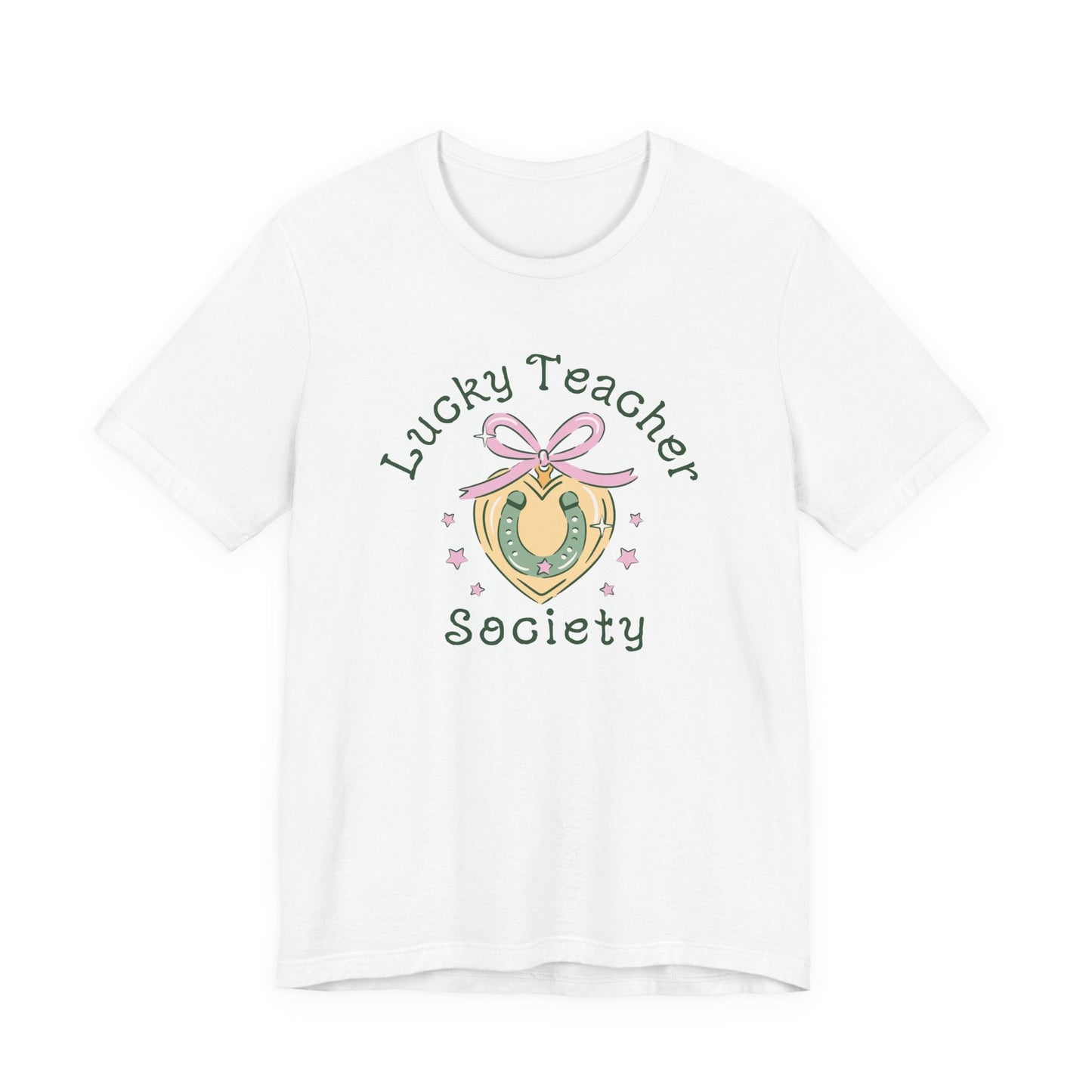 "Lucky Teacher Society" Teacher T-shirt - Teacher Care Crate - T-Shirt