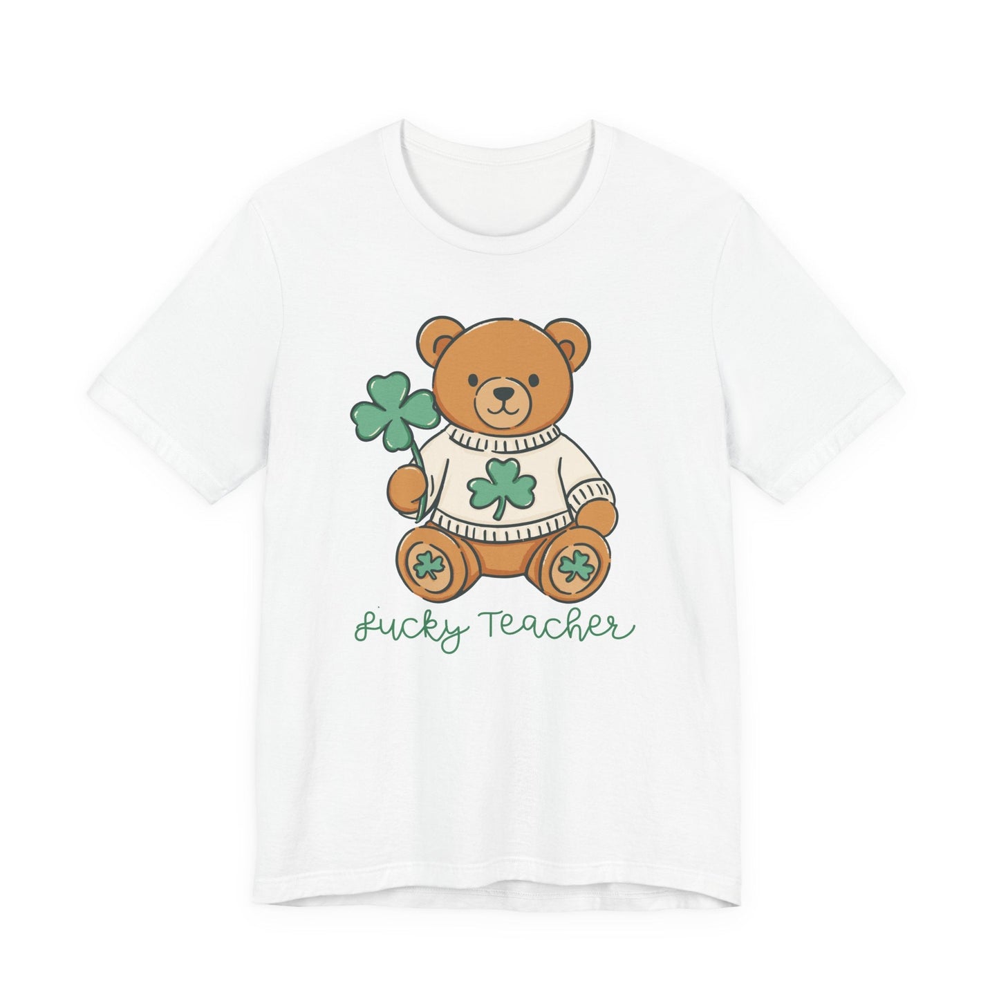 "Lucky Teacher" Teddy Bear Teacher T-shirt - Teacher Care Crate - T-Shirt