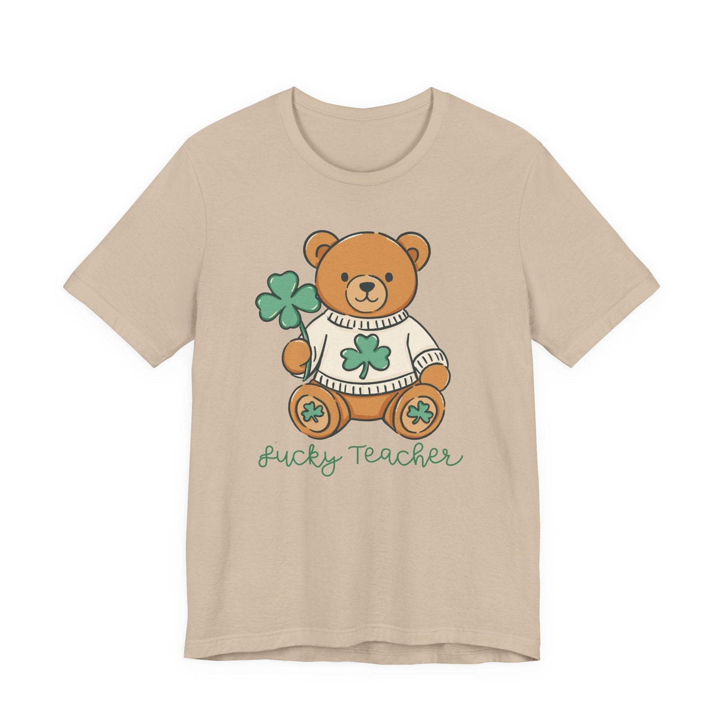 "Lucky Teacher" Teddy Bear Teacher T-shirt - Teacher Care Crate - T-Shirt