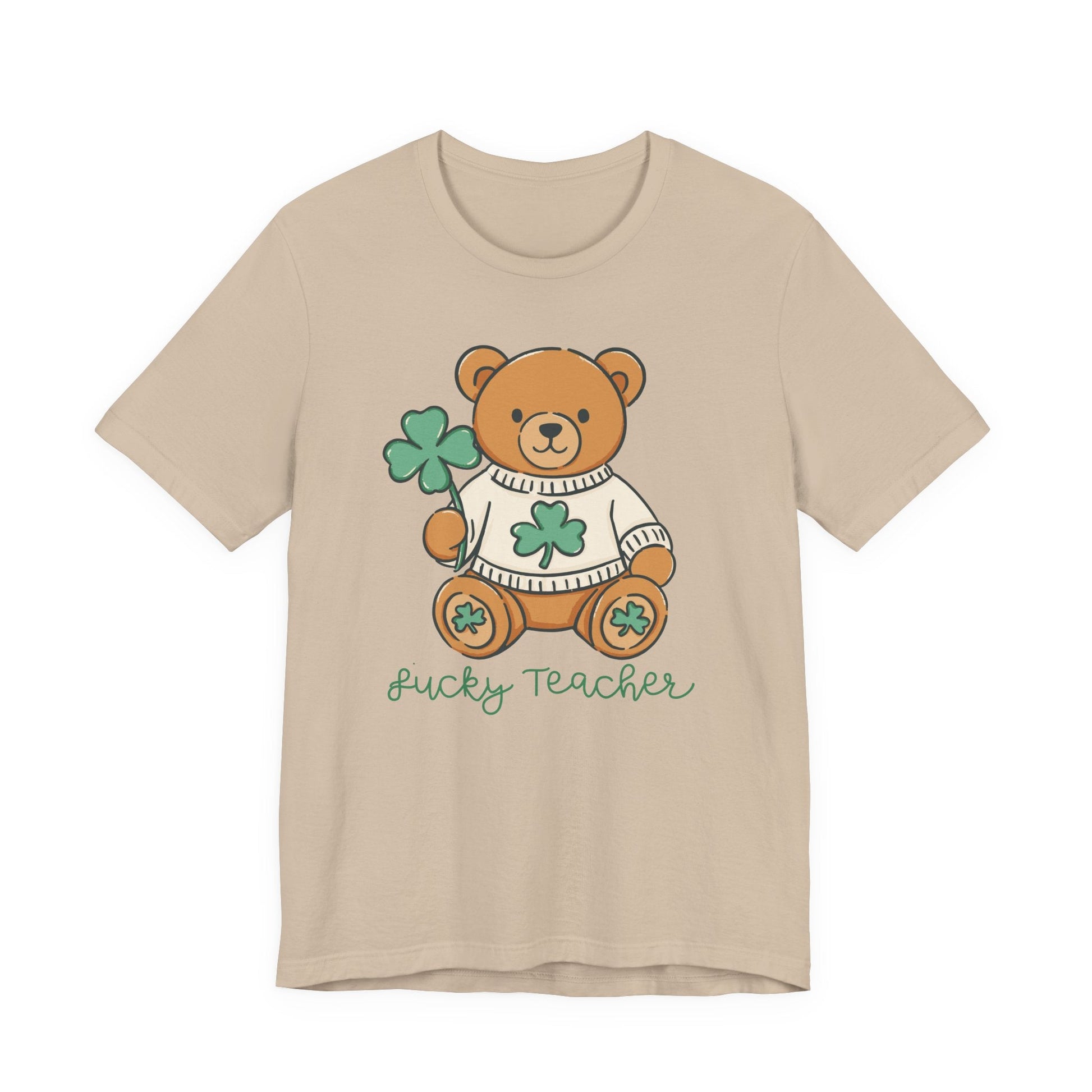 "Lucky Teacher" Teddy Bear Teacher T-shirt - Teacher Care Crate - T-Shirt