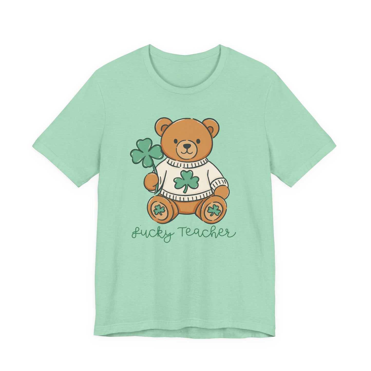 "Lucky Teacher" Teddy Bear Teacher T-shirt - Teacher Care Crate - T-Shirt