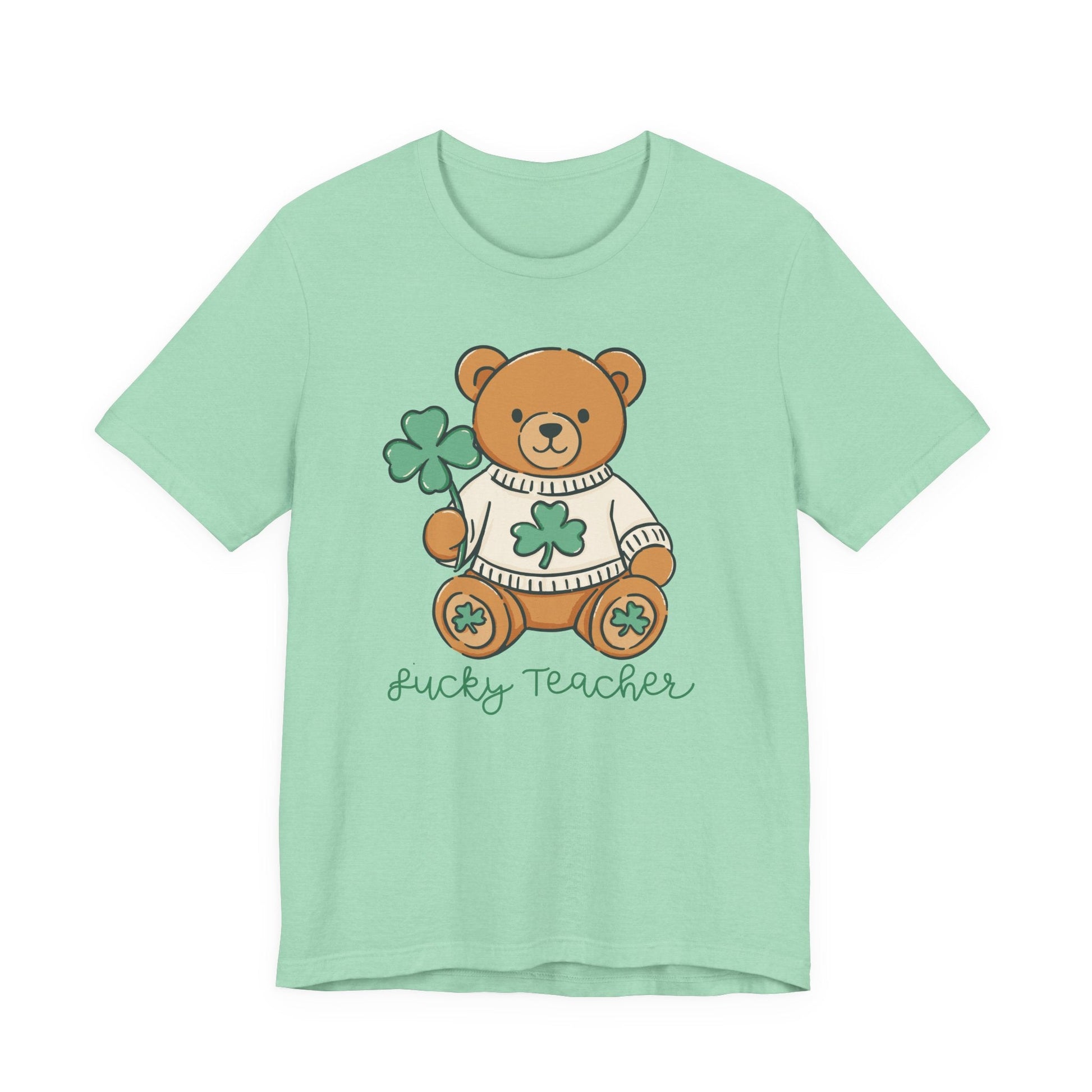 "Lucky Teacher" Teddy Bear Teacher T-shirt - Teacher Care Crate - T-Shirt
