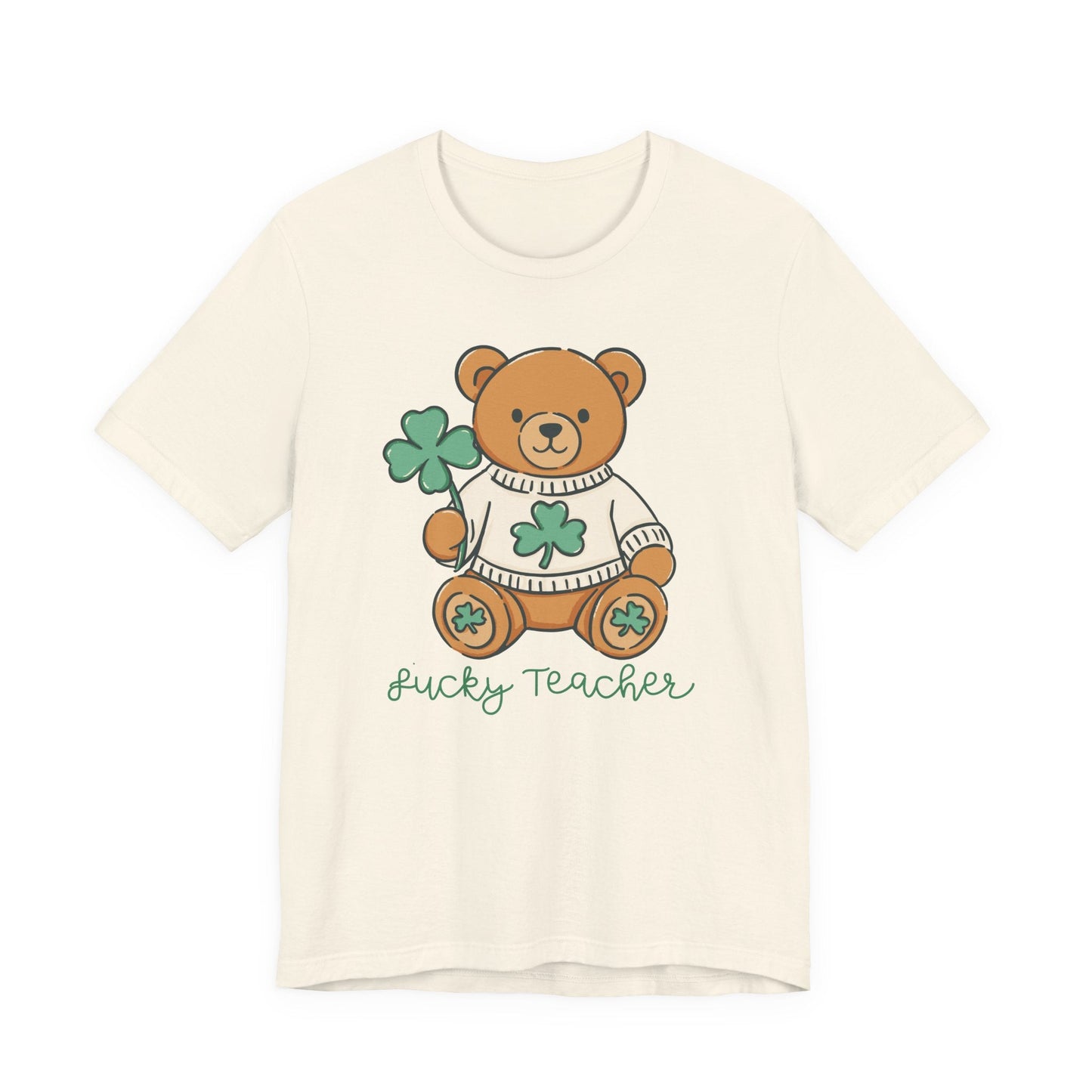 "Lucky Teacher" Teddy Bear Teacher T-shirt - Teacher Care Crate - T-Shirt