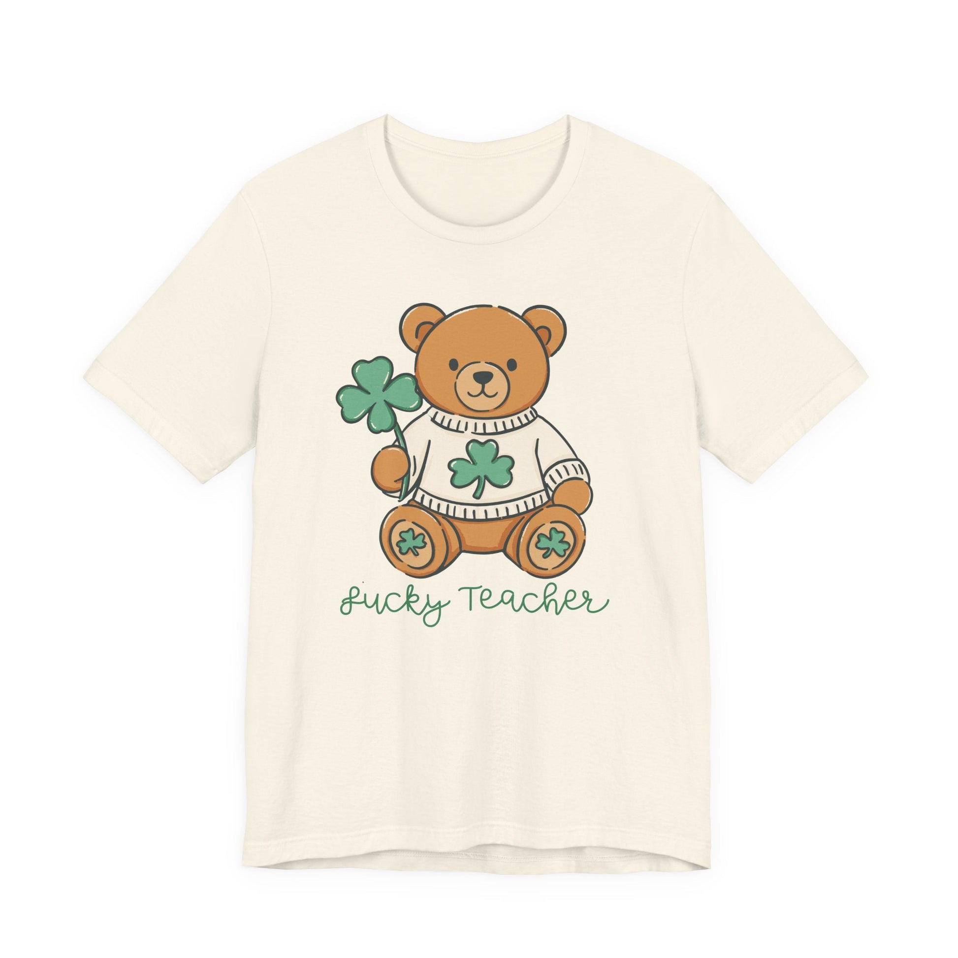 "Lucky Teacher" Teddy Bear Teacher T-shirt - Teacher Care Crate - T-Shirt