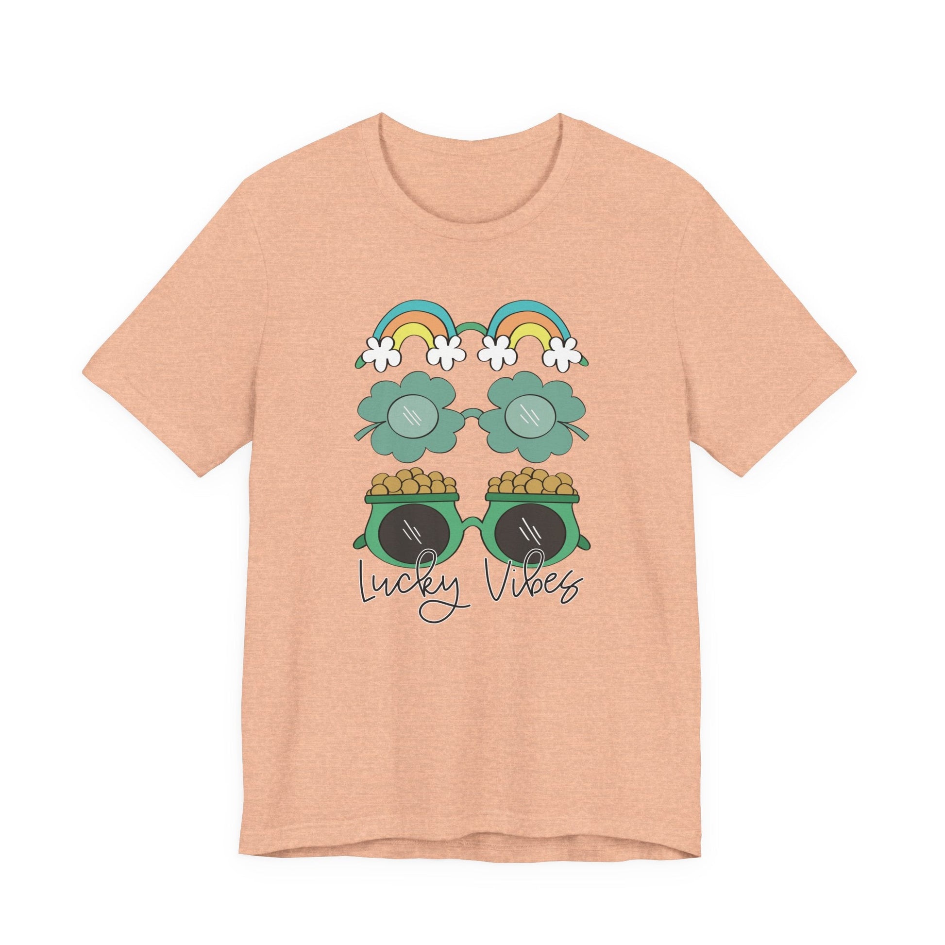 "Lucky Vibes" Glasses Teacher T-shirt - Teacher Care Crate - T-Shirt
