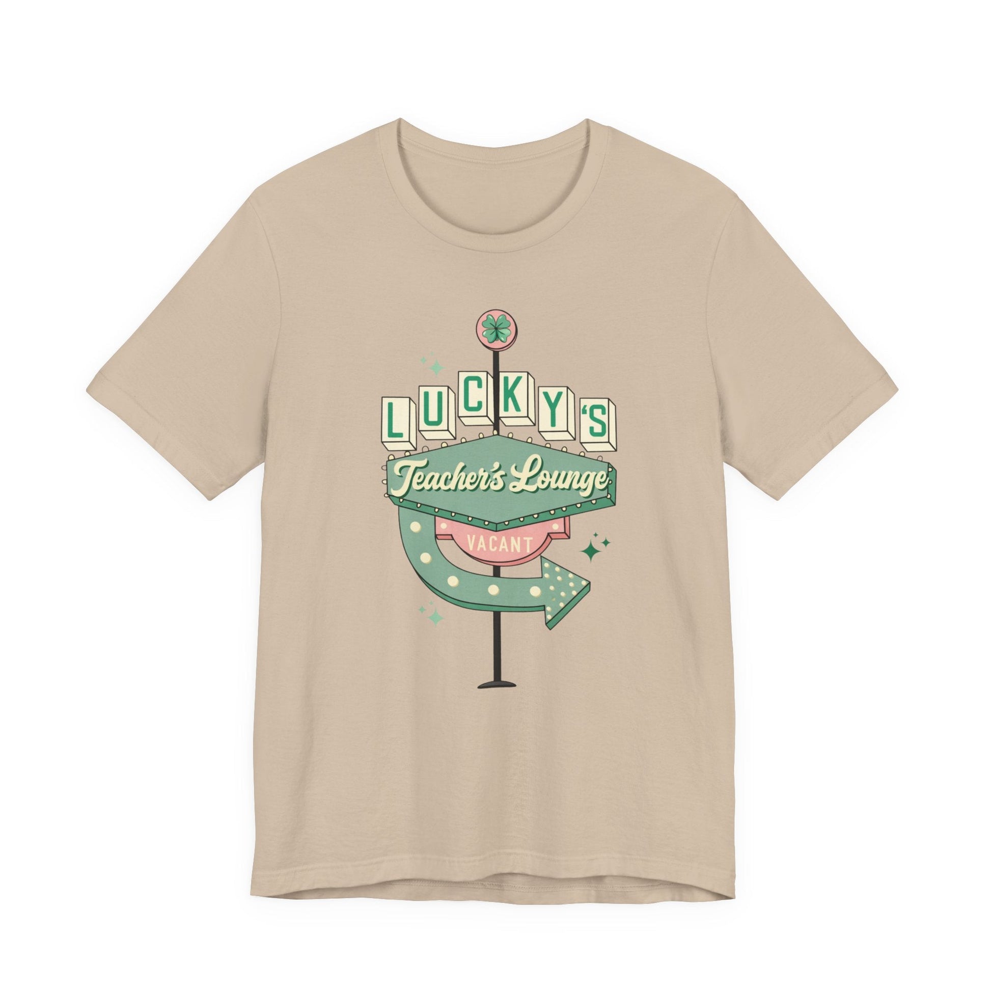 "Lucky's Teacher's Lounge" Teacher T-shirt - Teacher Care Crate - T-Shirt