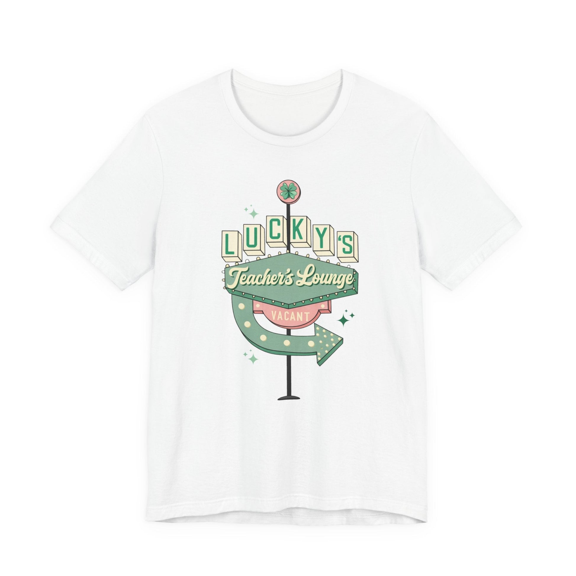"Lucky's Teacher's Lounge" Teacher T-shirt - Teacher Care Crate - T-Shirt