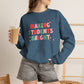 "Making Students Bright" Holiday Teacher Sweatshirt - Teacher Care Crate-Sweatshirt
