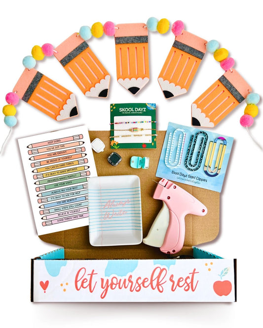 March 2026 Pencil Theme Box - Teacher Care Crate - 