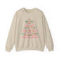 "Merry and Caffeinated" Teacher Sweatshirt - Teacher Care Crate-Sweatshirt
