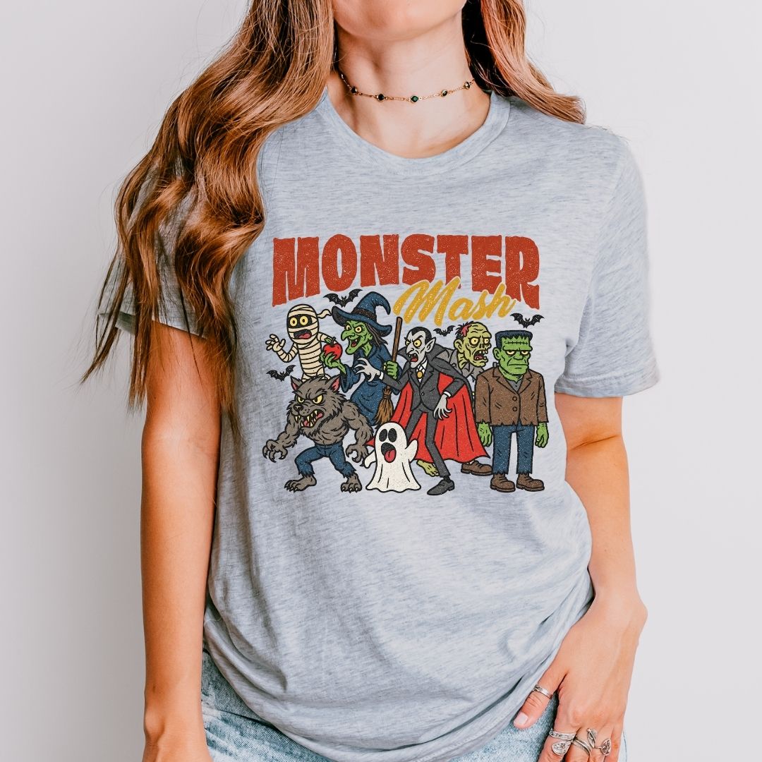 "Monster Math" Halloween Teacher T-shirt - Teacher Care Crate-T-Shirt