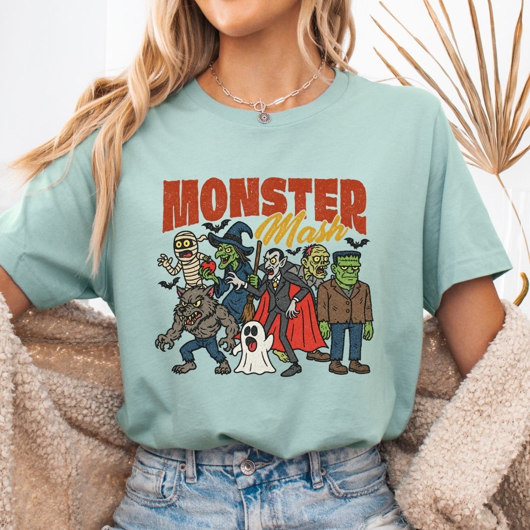 "Monster Math" Halloween Teacher T-shirt - Teacher Care Crate-T-Shirt