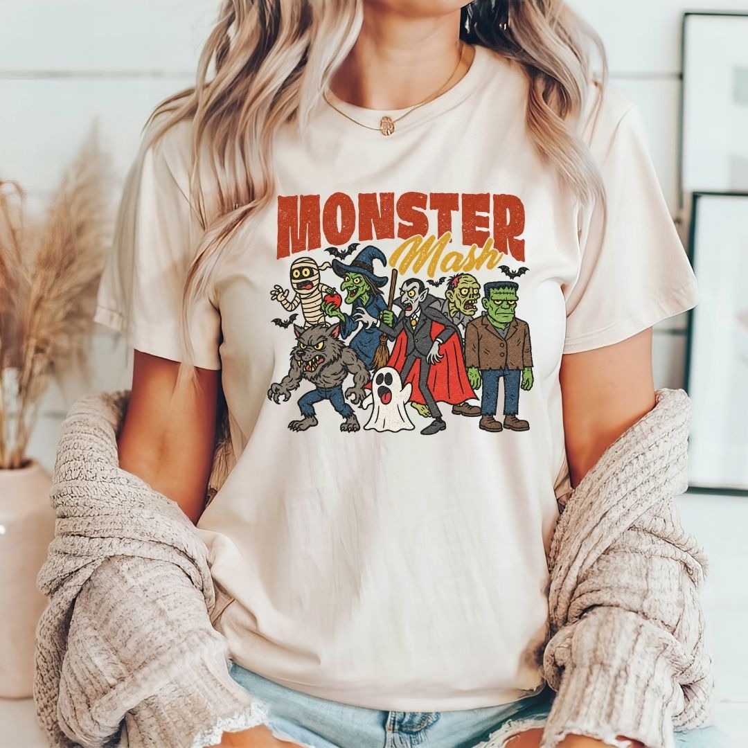 "Monster Math" Halloween Teacher T-shirt - Teacher Care Crate-T-Shirt