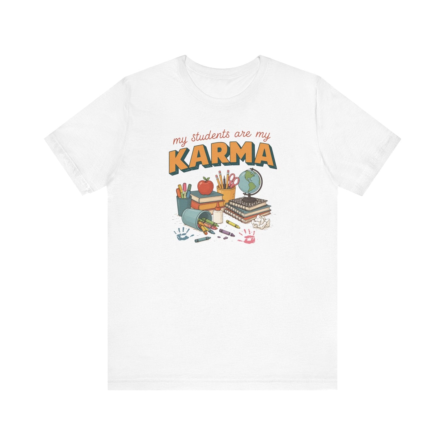 "My Students Are My Karma" Teacher T-shirt - Teacher Care Crate-T-Shirt