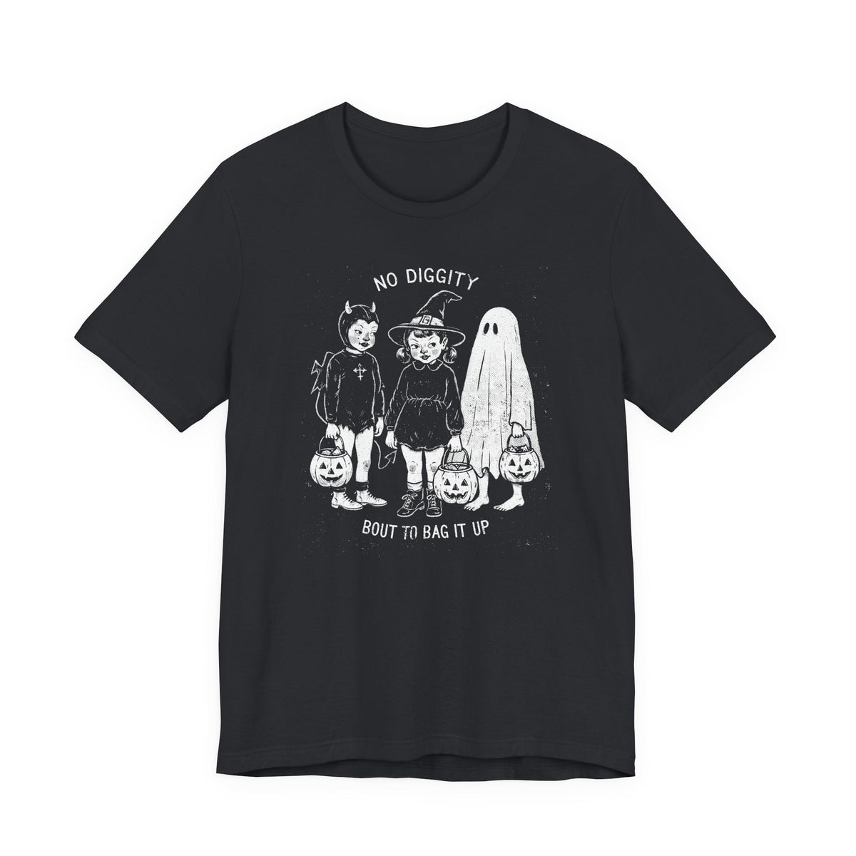 "No Diggity Bout to Bag It Up" Funny Halloween Teacher T-shirt - Teacher Care Crate-T-Shirt