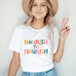 "Nourish To Flourish" Teacher T-shirt - Teacher Care Crate - T-Shirt