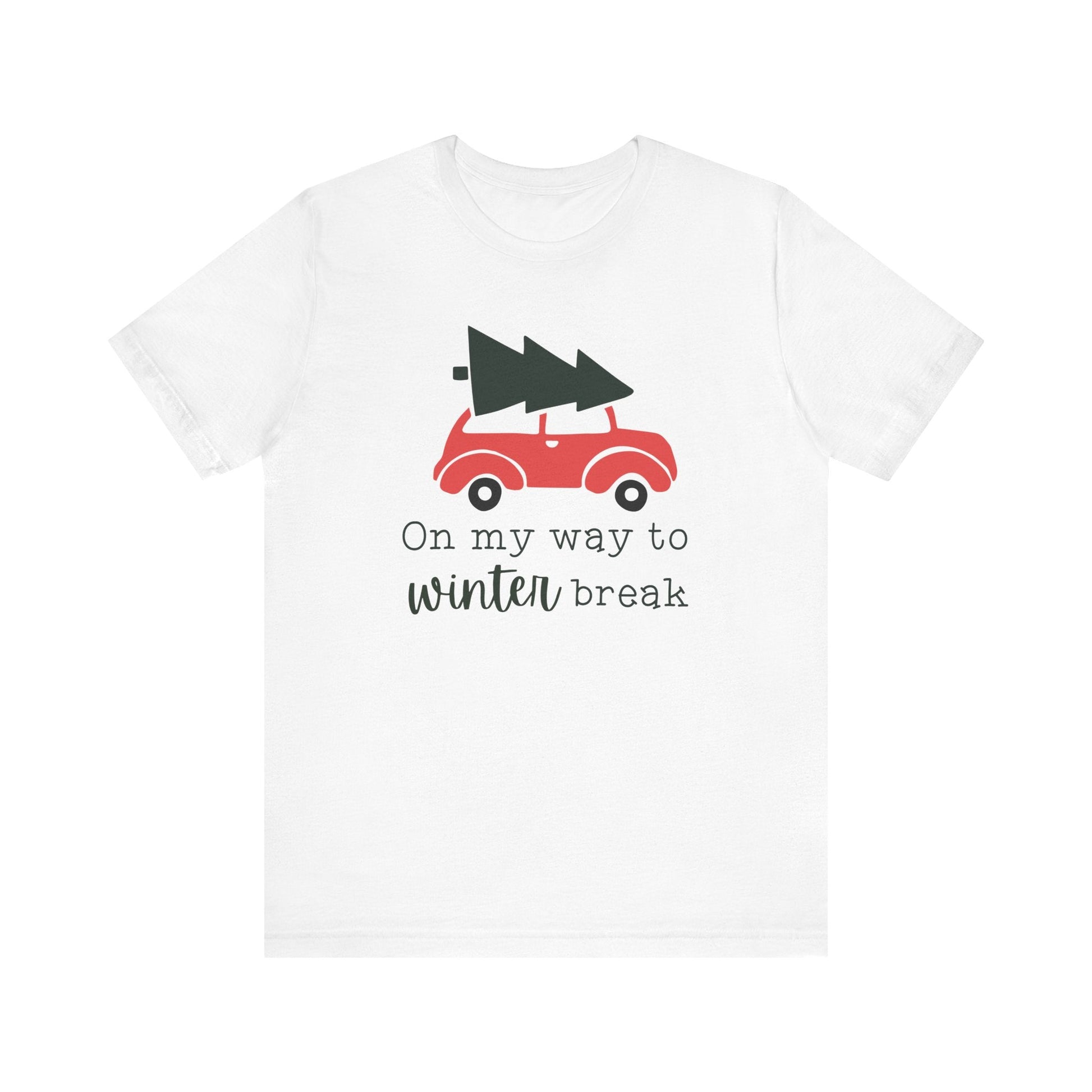 "On My Way To Winter Break" Car Teacher T-shirt - Teacher Care Crate - T-Shirt