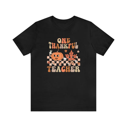 "One Thankful Teacher" Teacher T-shirt - Teacher Care Crate - T-Shirt