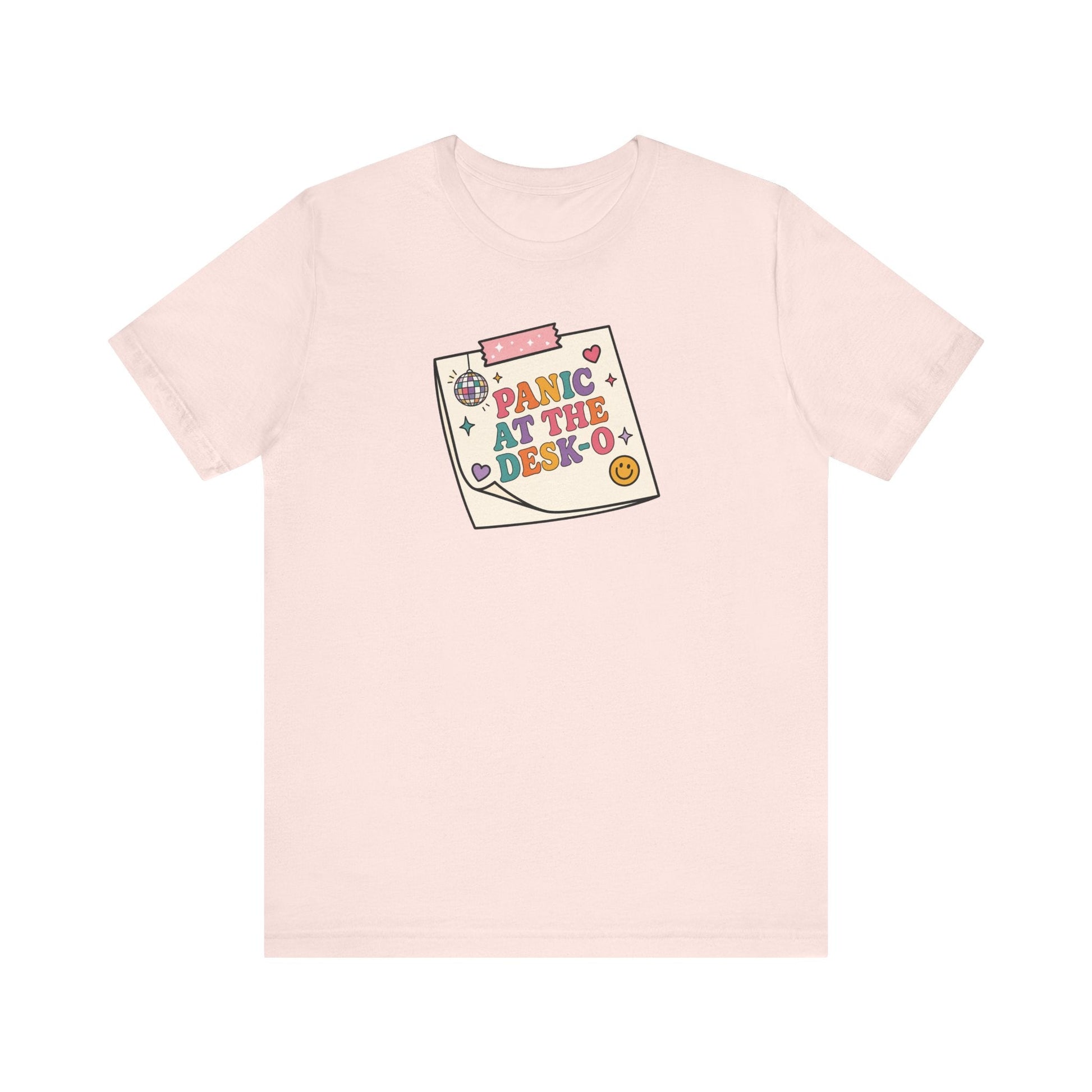 "Panic at The Desk-o" Funny Teacher T-shirt - Teacher Care Crate-T-Shirt