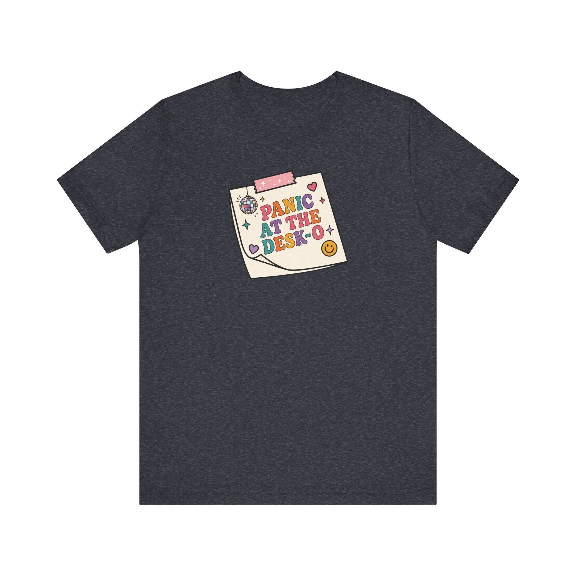 "Panic at The Desk-o" Funny Teacher T-shirt - Teacher Care Crate-T-Shirt