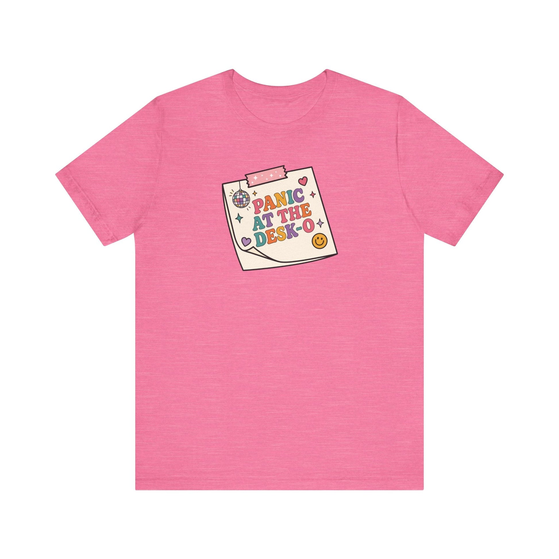 "Panic at The Desk-o" Funny Teacher T-shirt - Teacher Care Crate-T-Shirt