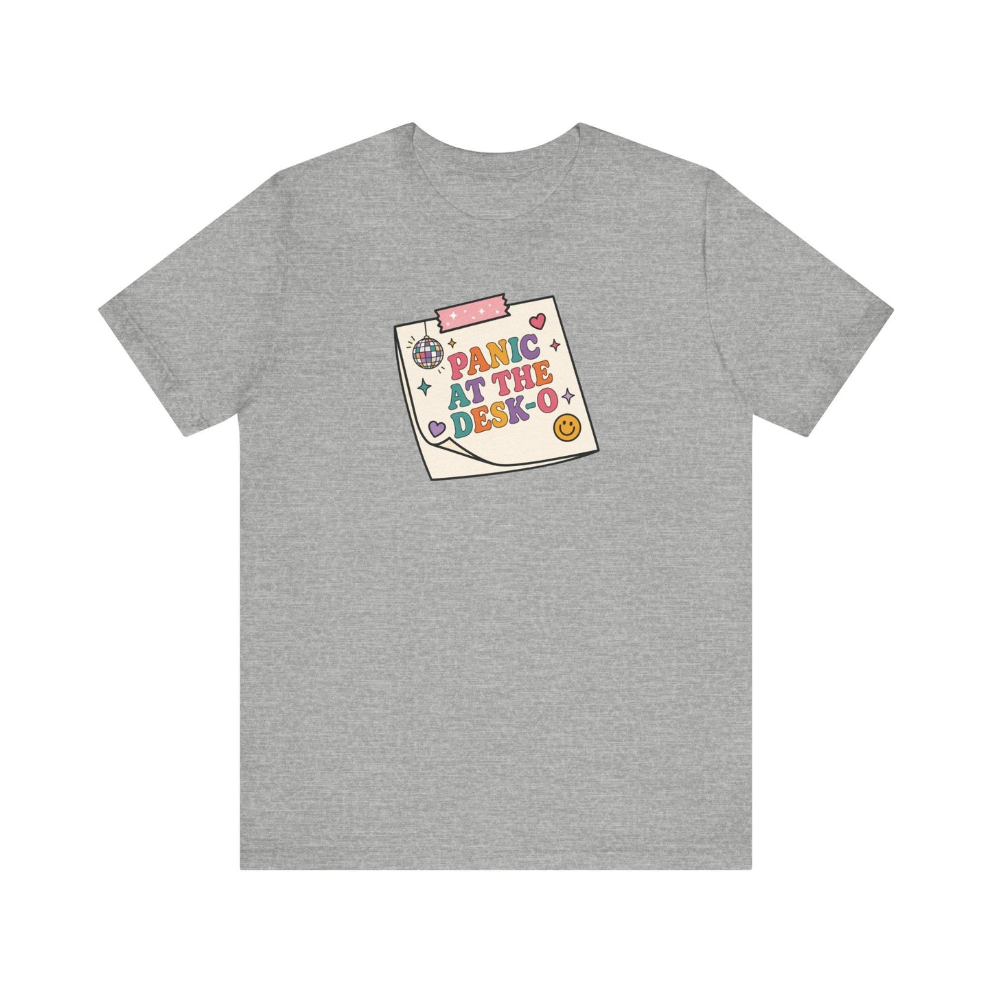"Panic at The Desk-o" Funny Teacher T-shirt - Teacher Care Crate-T-Shirt