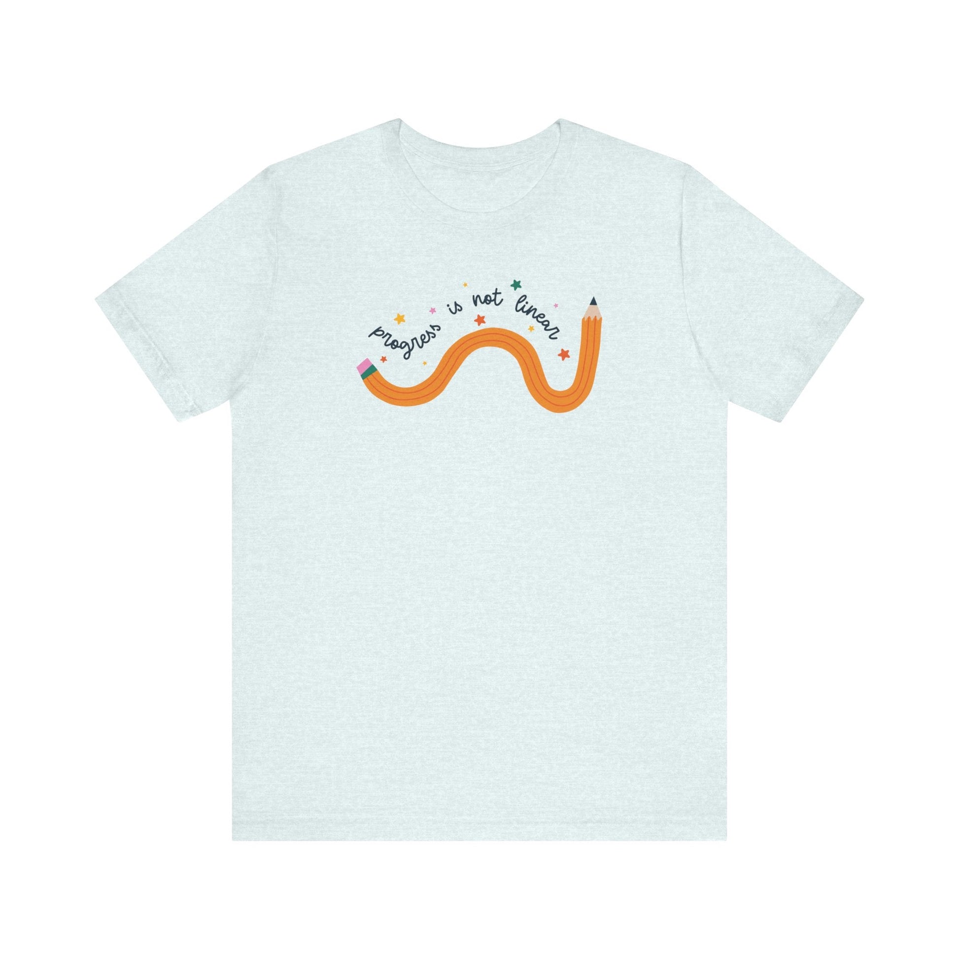 "Progress is Not Linear" Teacher T-shirt - Teacher Care Crate-T-Shirt