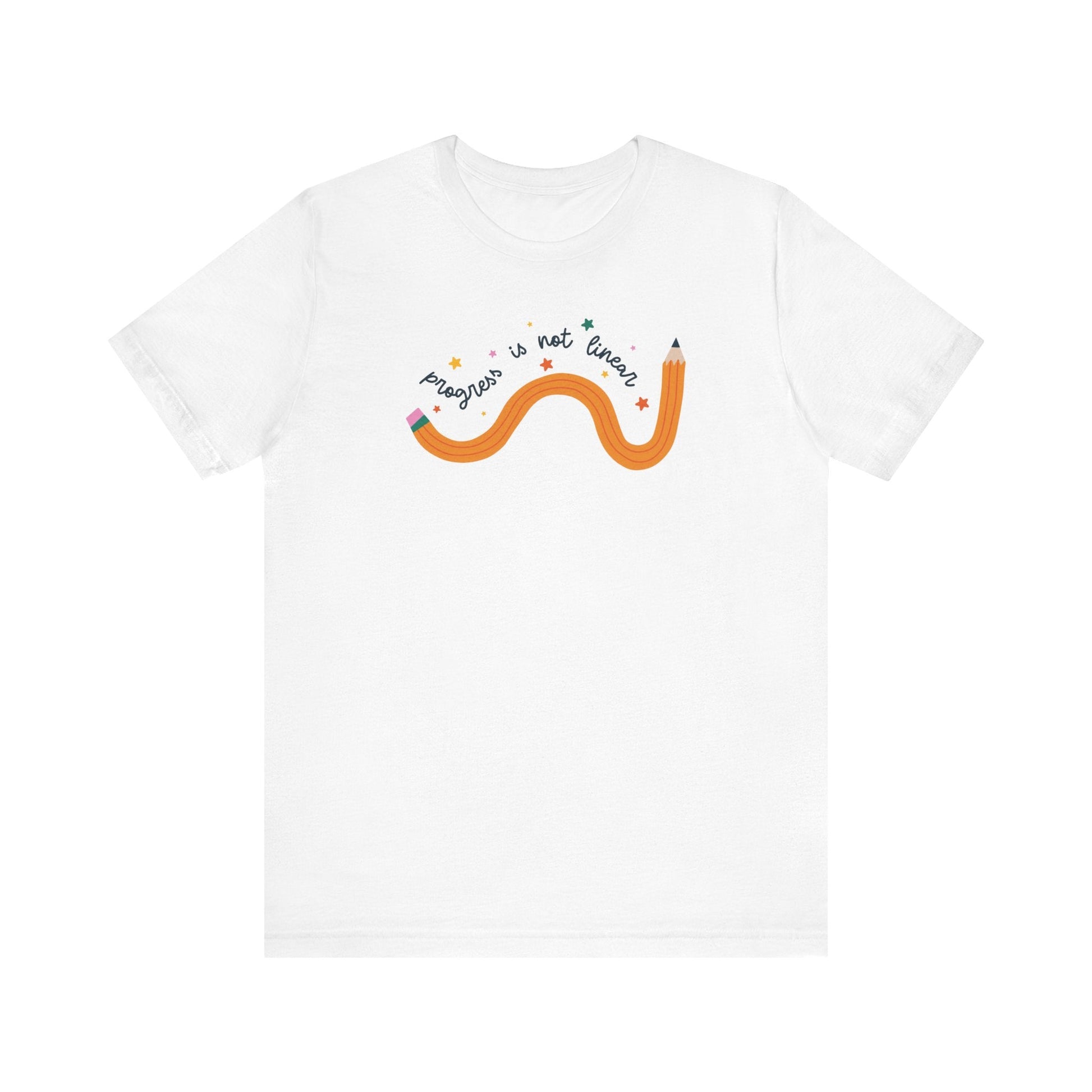 "Progress is Not Linear" Teacher T-shirt - Teacher Care Crate-T-Shirt