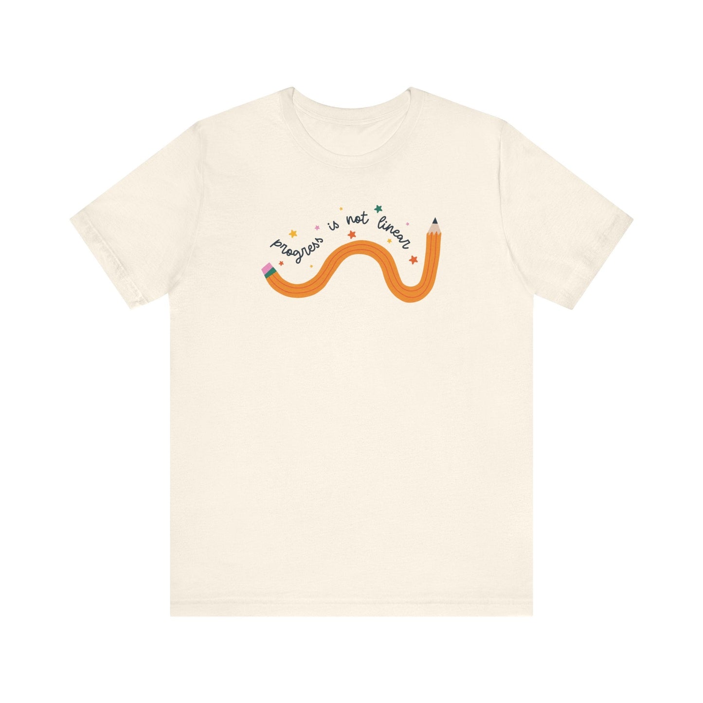 "Progress is Not Linear" Teacher T-shirt - Teacher Care Crate-T-Shirt