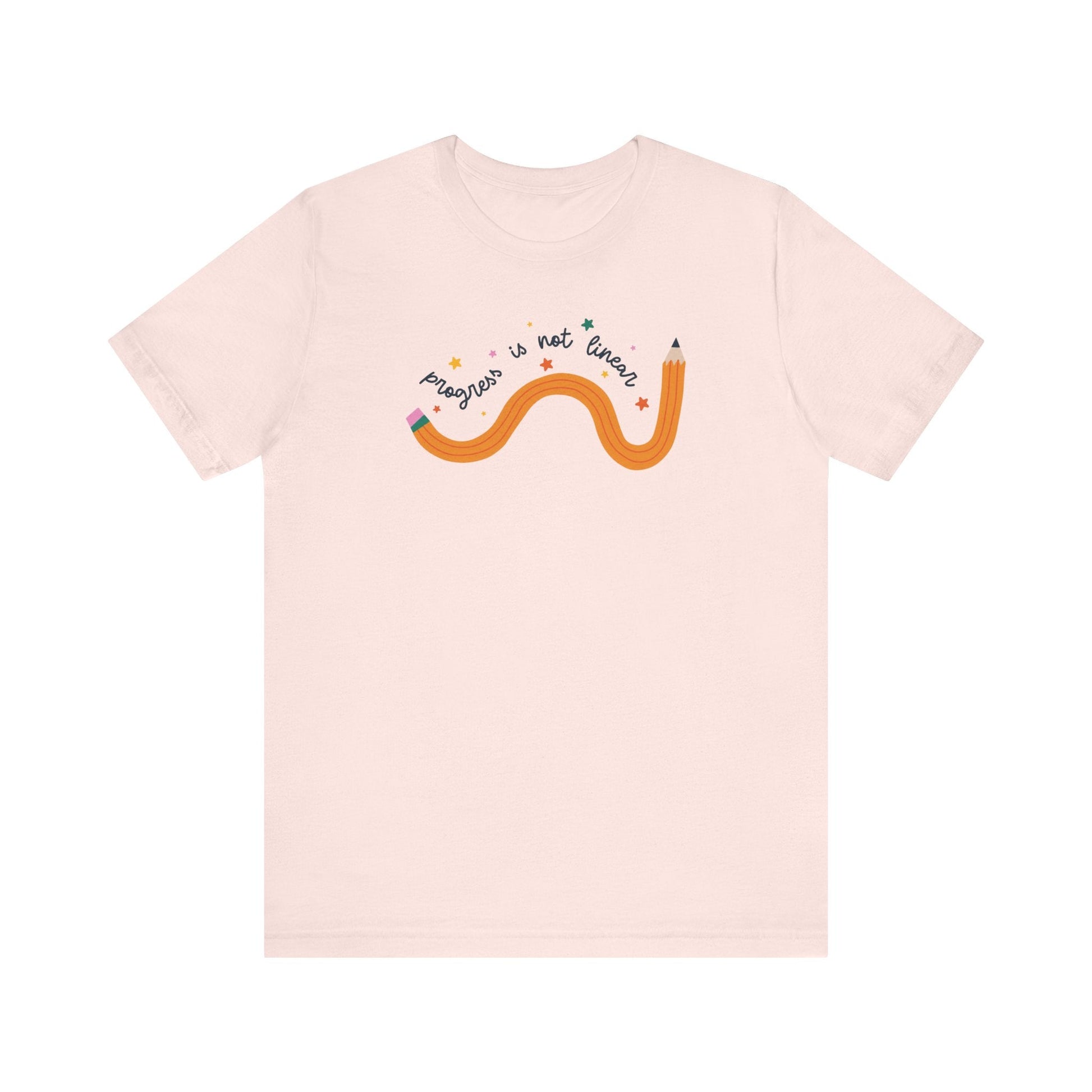 "Progress is Not Linear" Teacher T-shirt - Teacher Care Crate-T-Shirt
