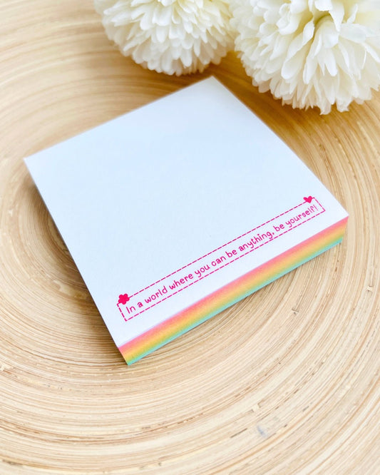 Rainbow Sticky Notes Pad - Teacher Care Crate - 