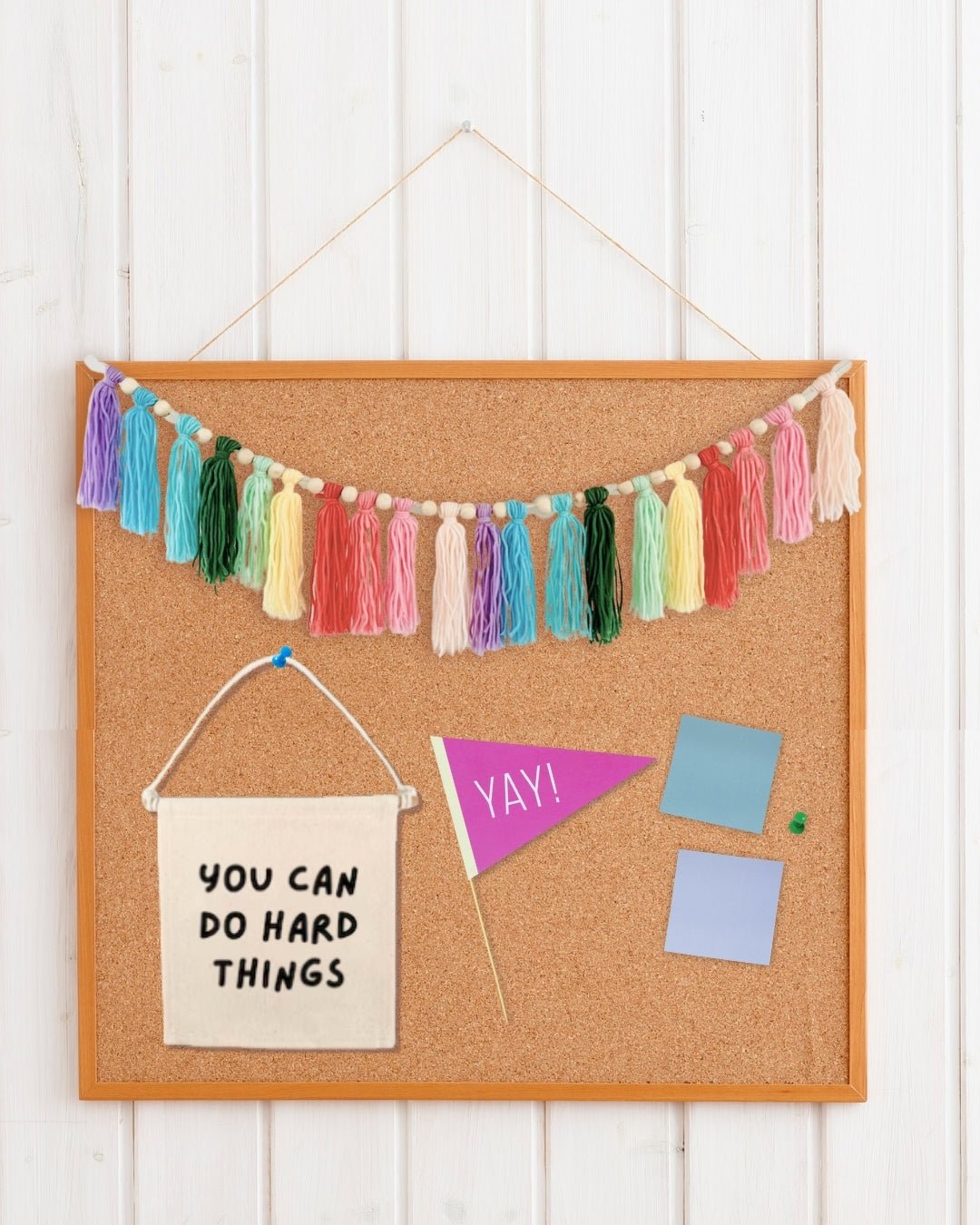 Rainbow Tassel Garland - Teacher Care Crate - 