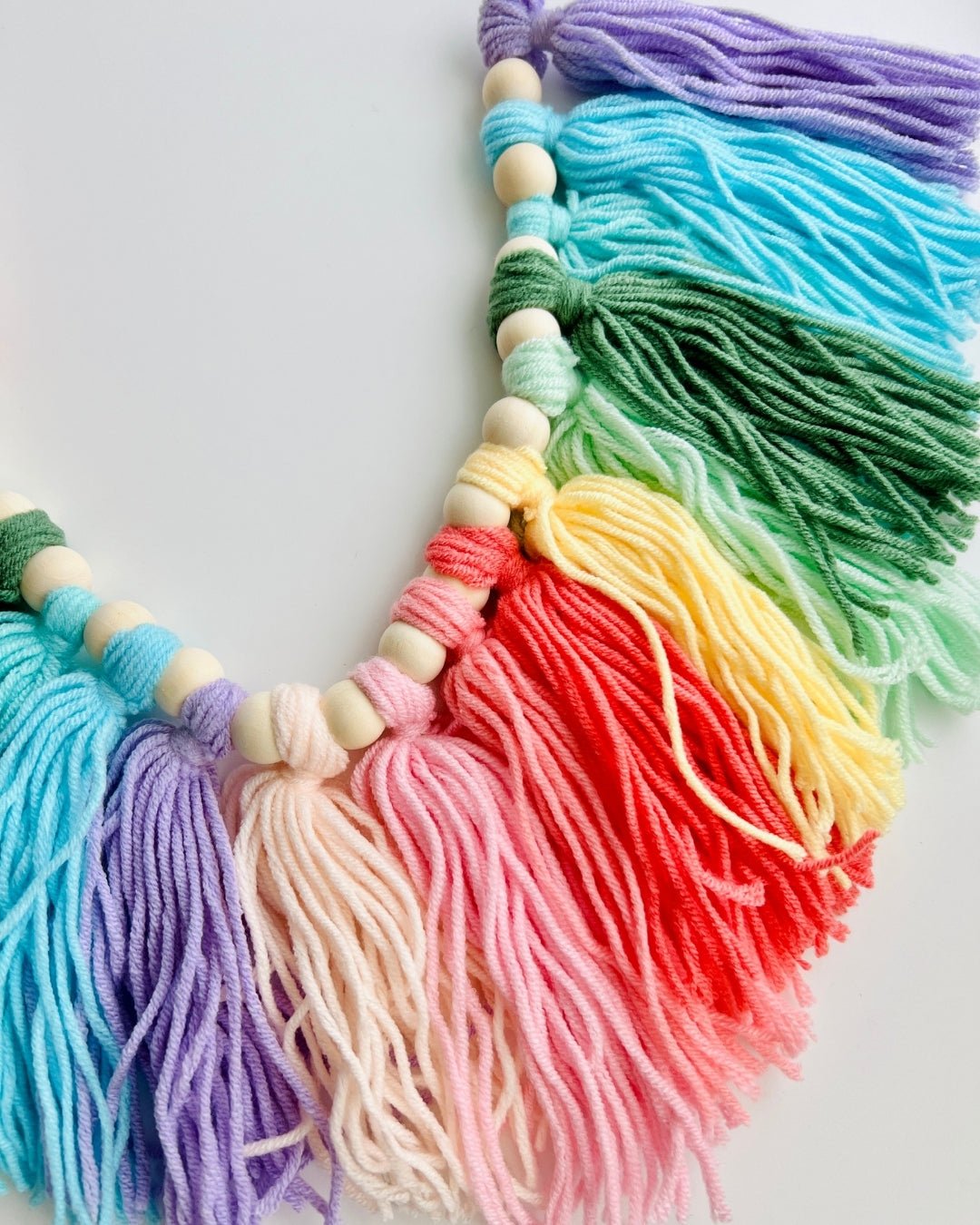Rainbow Tassel Garland - Teacher Care Crate - 