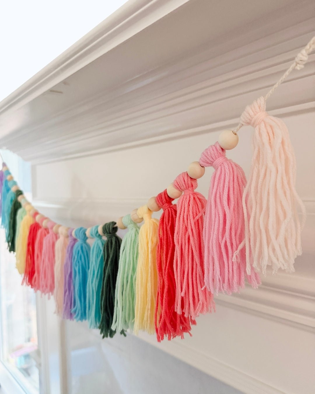 Rainbow Tassel Garland - Teacher Care Crate - 