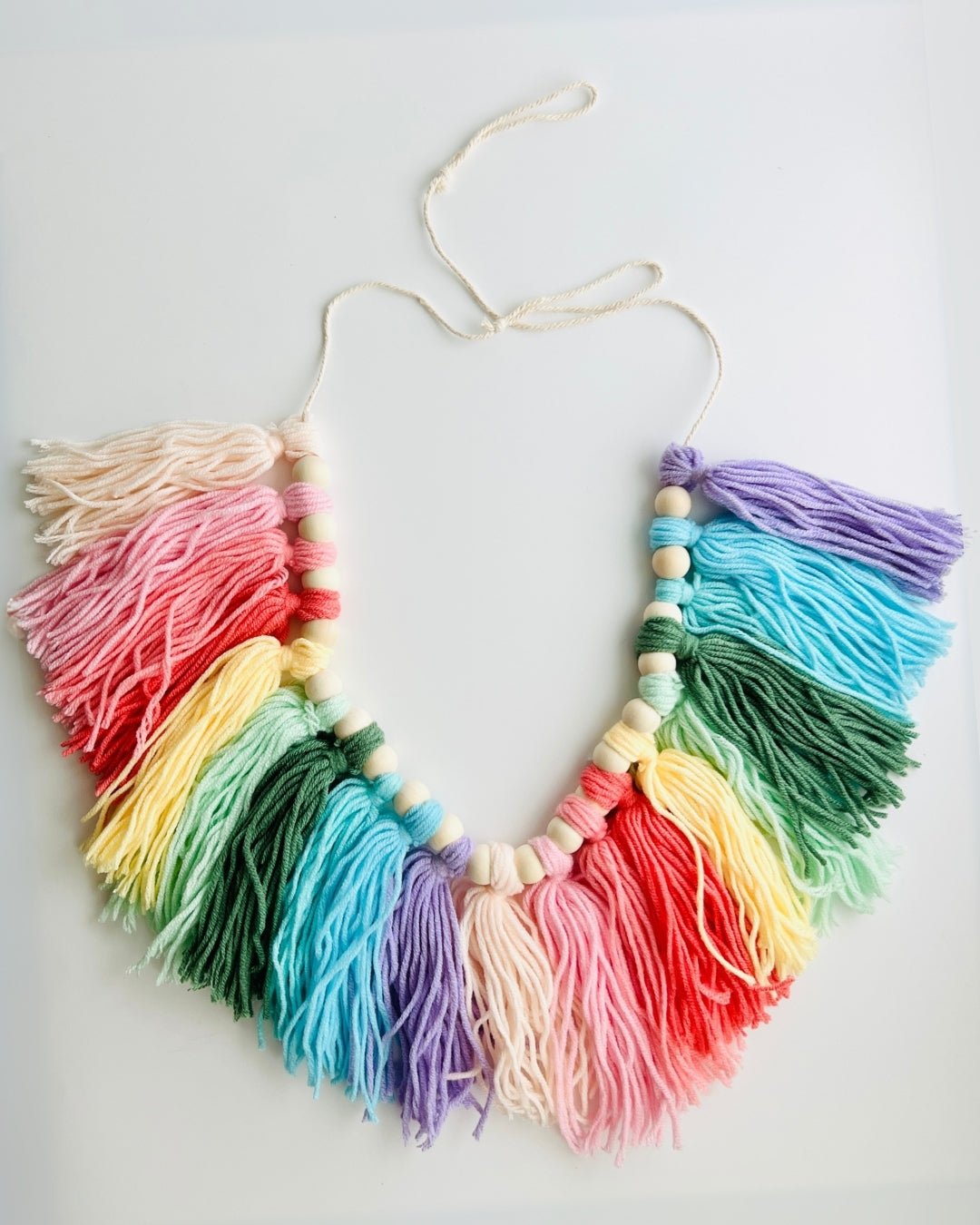 Rainbow Tassel Garland - Teacher Care Crate - 