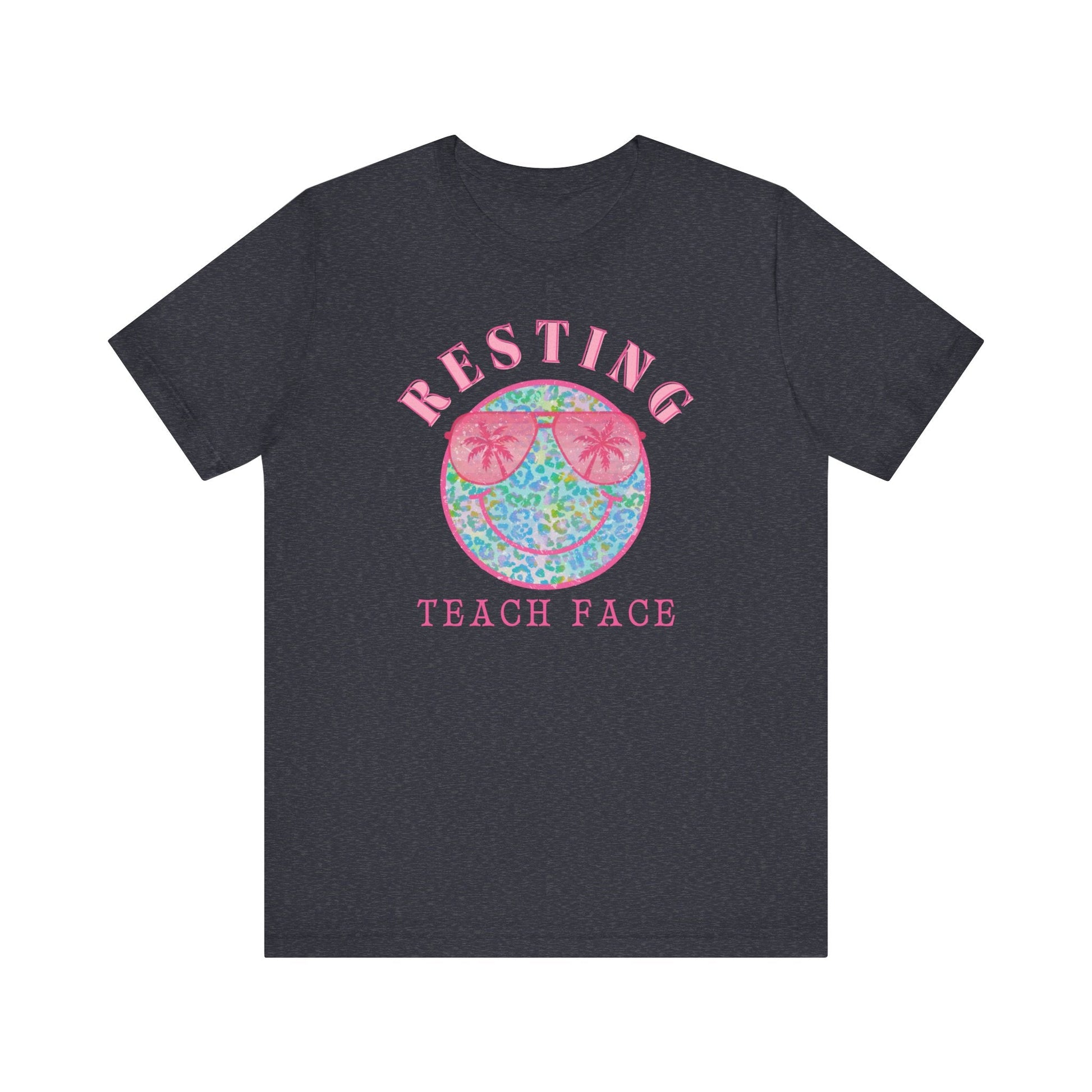 "Resting Teach Face" Teacher T-shirt - Teacher Care Crate - T-Shirt