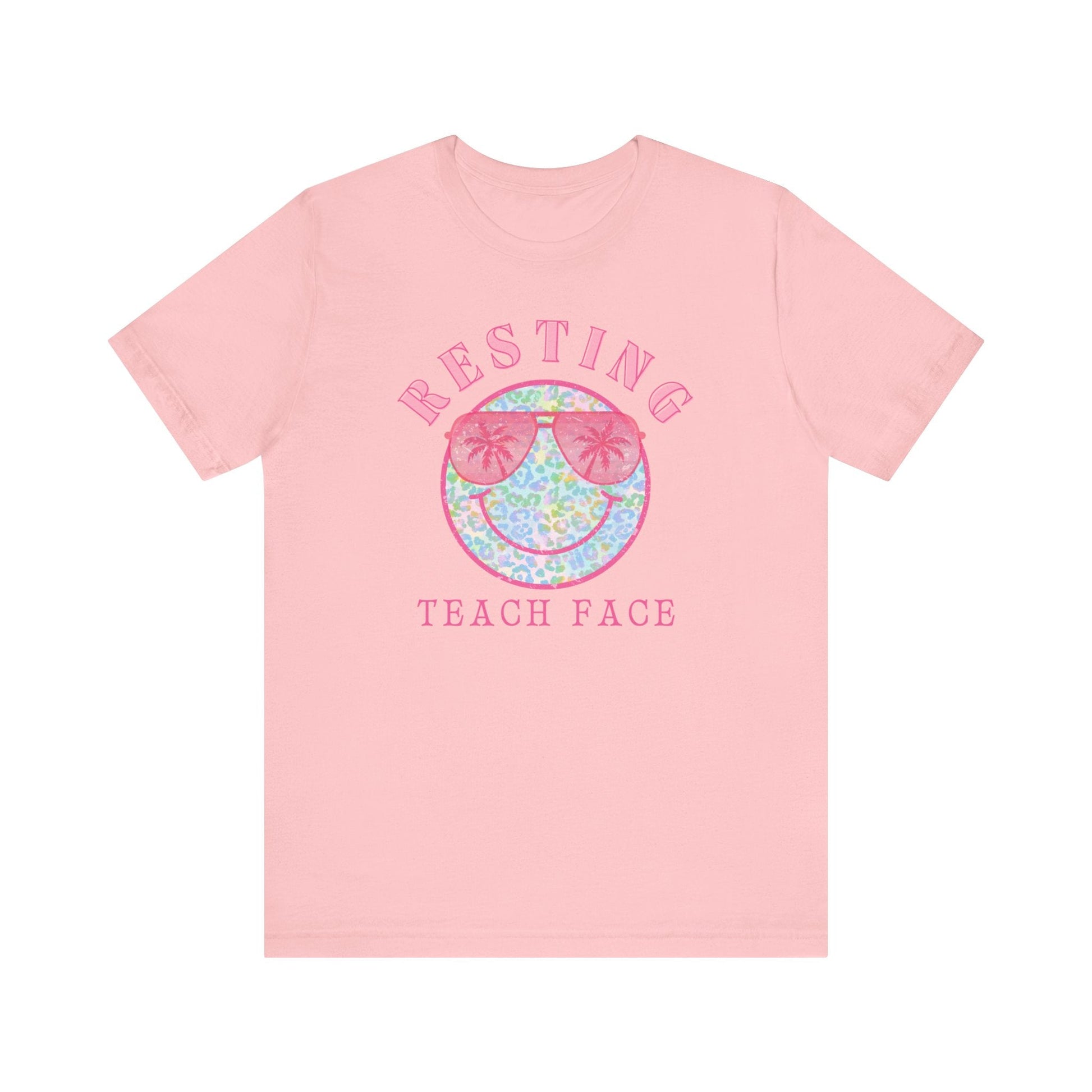 "Resting Teach Face" Teacher T-shirt - Teacher Care Crate - T-Shirt