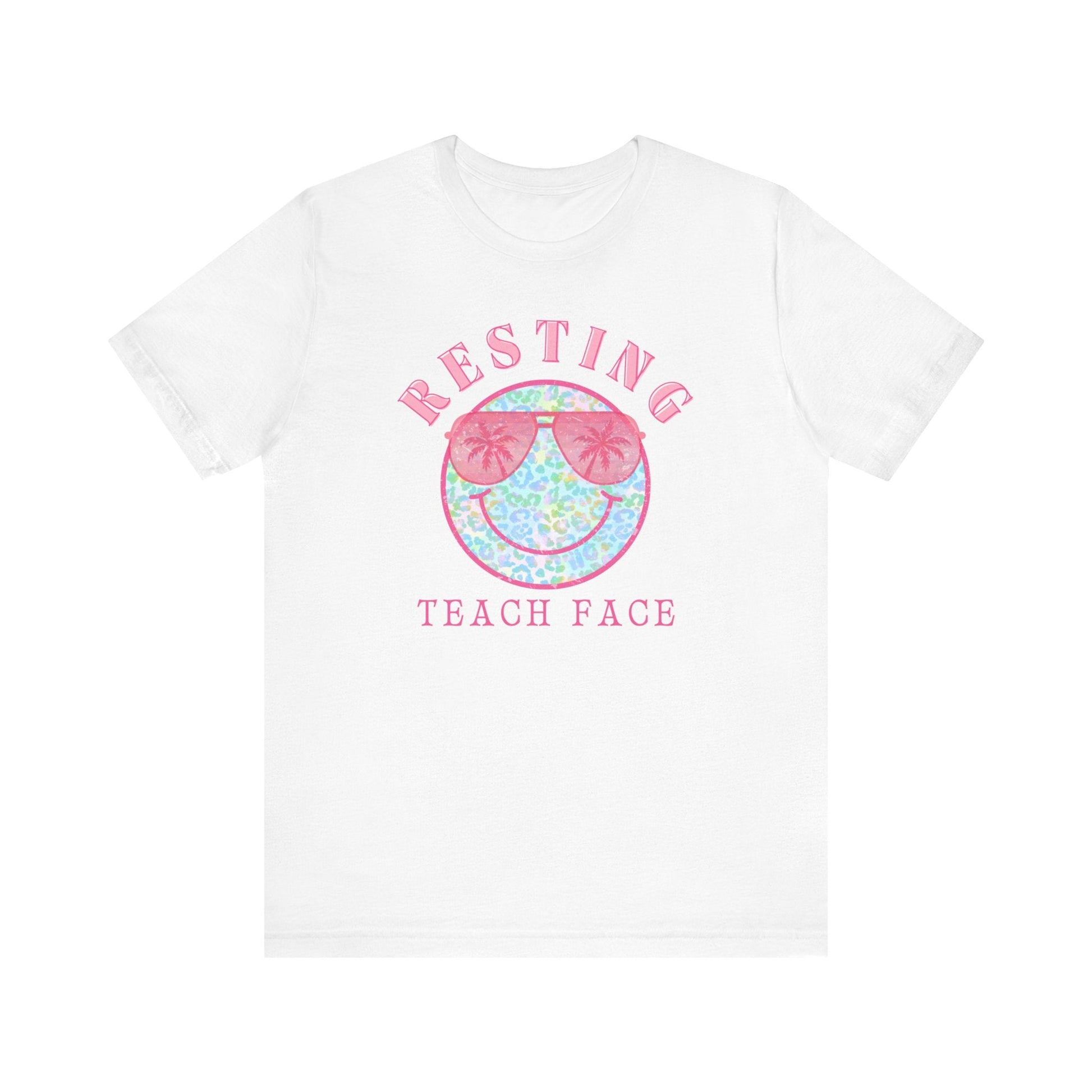 "Resting Teach Face" Teacher T-shirt - Teacher Care Crate - T-Shirt