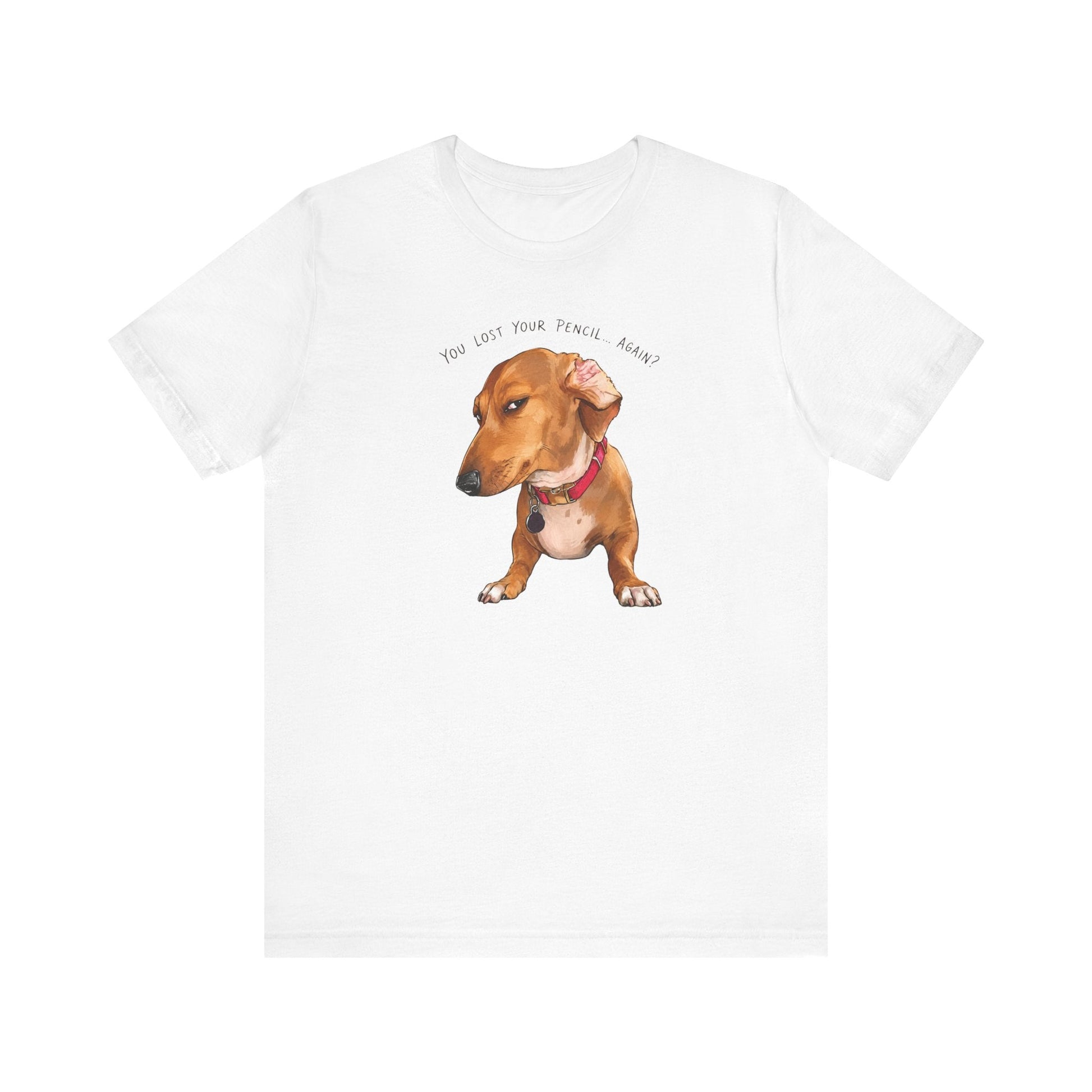 "Side-eye Dachshund" Meme Teacher T-shirt - Teacher Care Crate-T-Shirt