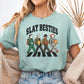 "Slay Besties Horror" Funny Halloween Teacher T-shirt - Teacher Care Crate-T-Shirt