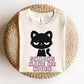 "Snacks Make Me Nicer" Black Cat Teacher T-shirt - Teacher Care Crate-T-Shirt