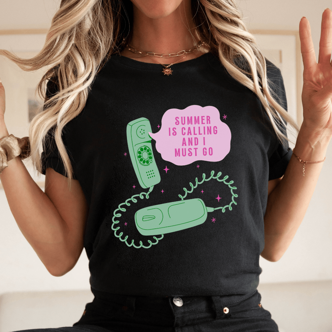 "Summer Is Calling And I Must Go" Teacher T-shirt - Teacher Care Crate - T-Shirt