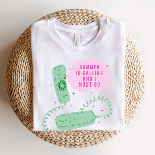 "Summer Is Calling And I Must Go" Teacher T-shirt - Teacher Care Crate - T-Shirt
