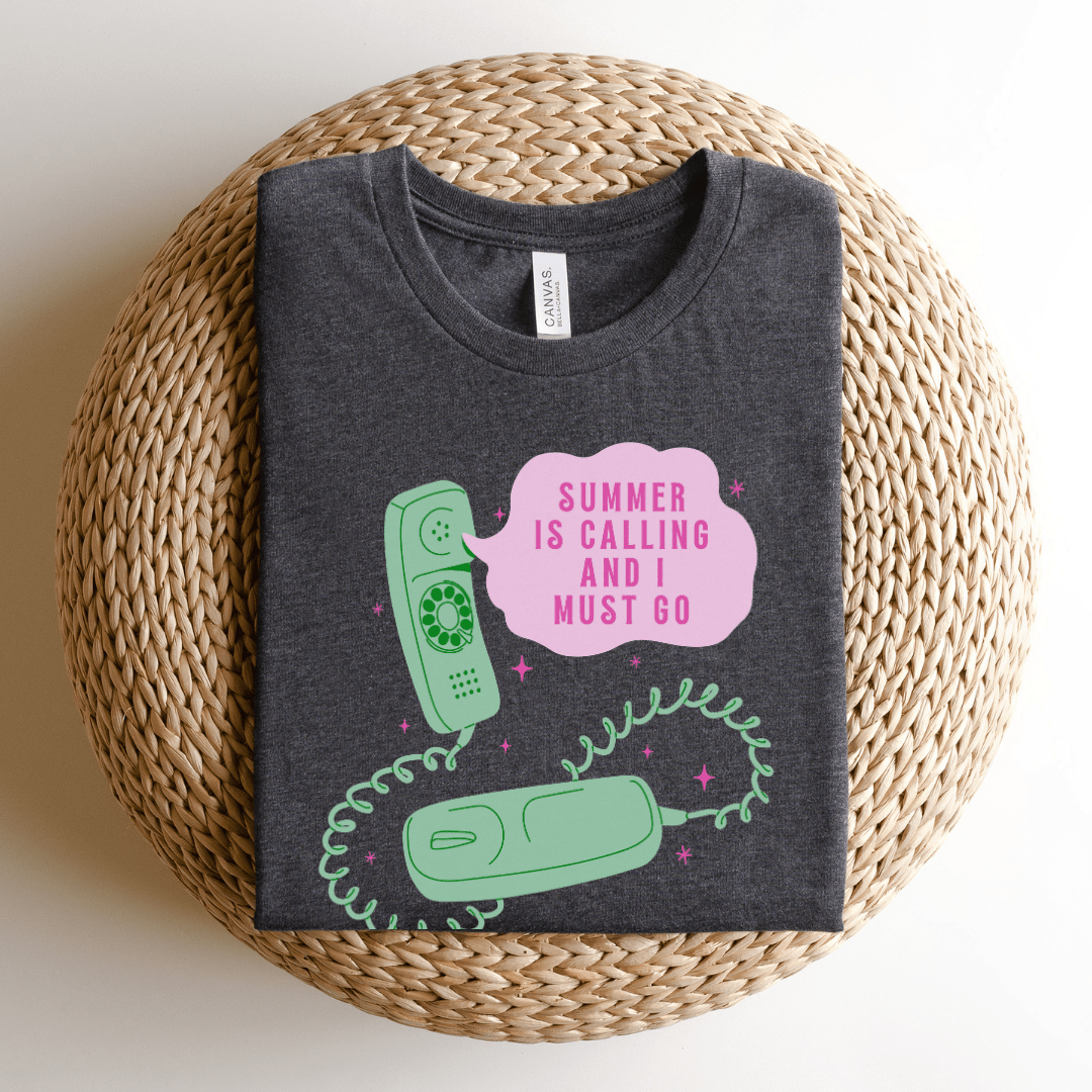 "Summer Is Calling And I Must Go" Teacher T-shirt - Teacher Care Crate - T-Shirt