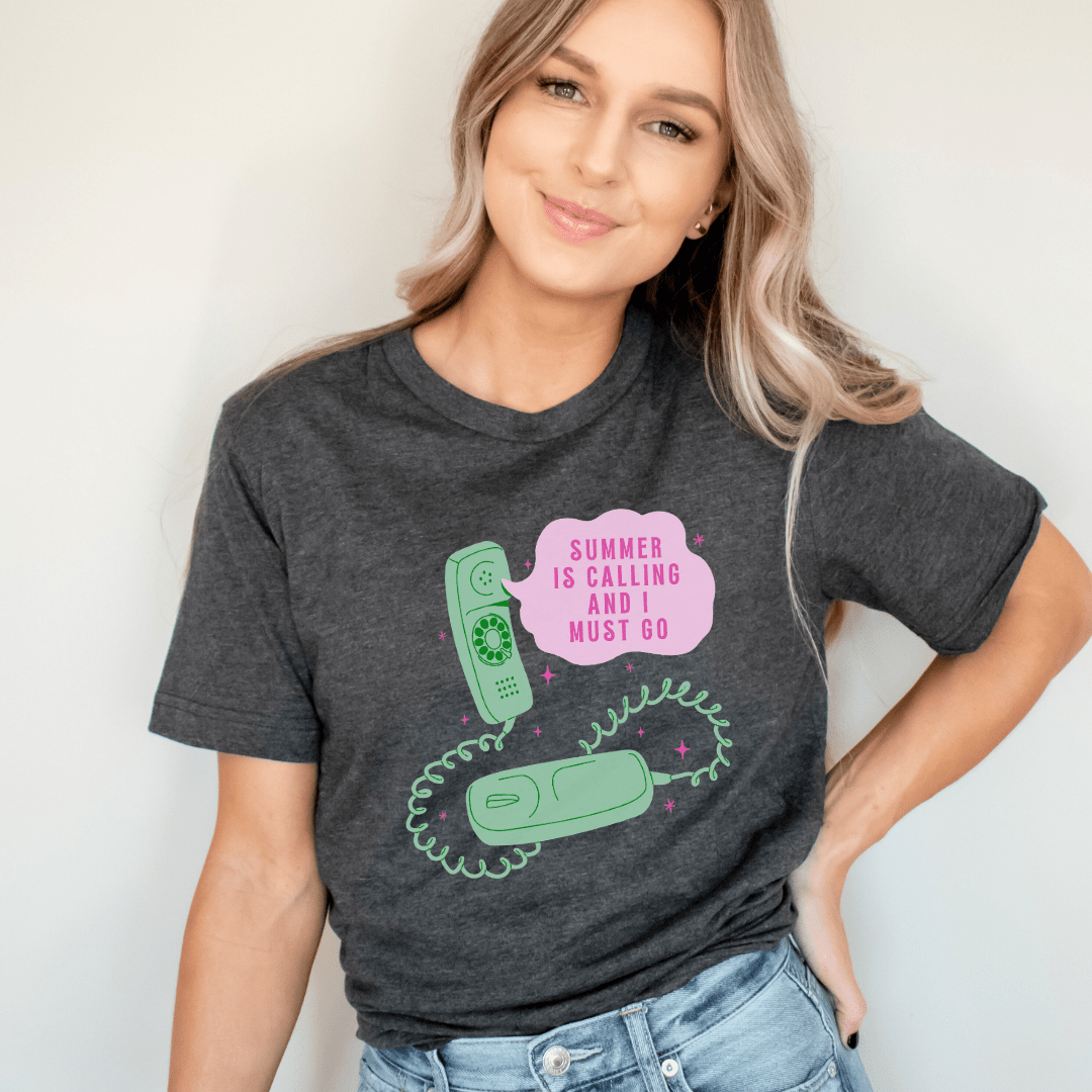 "Summer Is Calling And I Must Go" Teacher T-shirt - Teacher Care Crate - T-Shirt